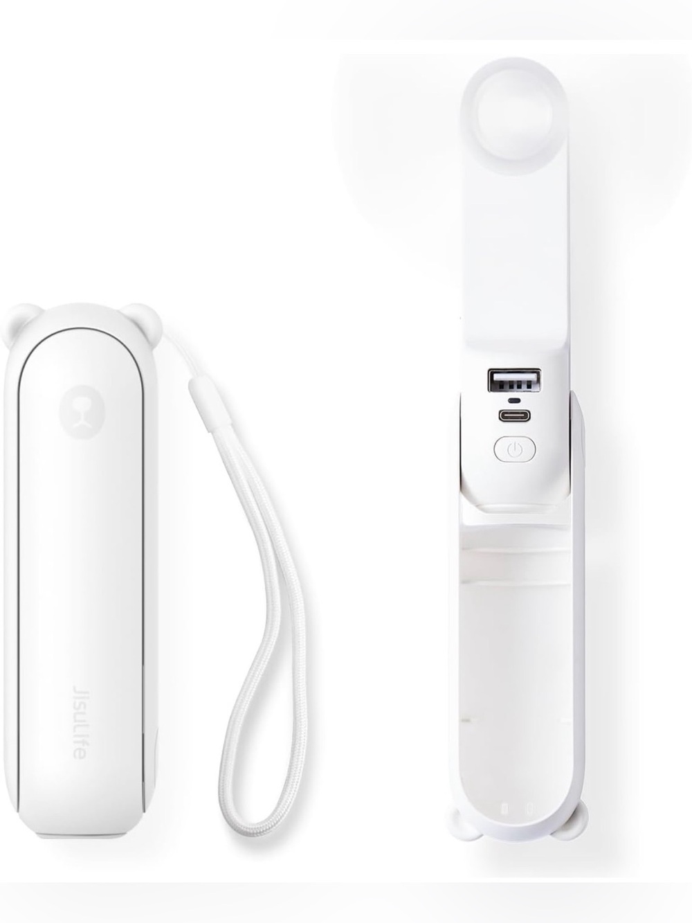Portable USB Mini Fan in white